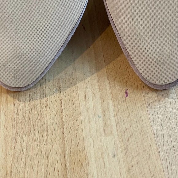 Van Eli Sparkle Suede Pump with Extraordinary Mixed-Wood Heels 8 Slim - Picture 9 of 11